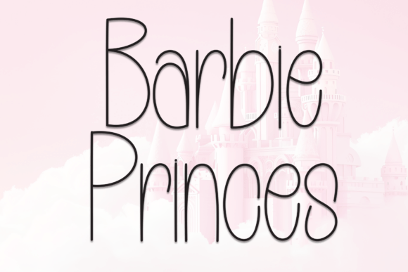 Barbie Princes: A Charming Handwritten Display Font