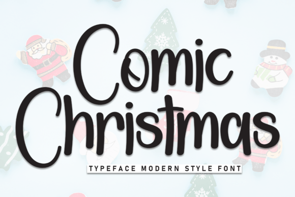 Comic Christmas: A Playful Handwritten Font for Festive Web Design