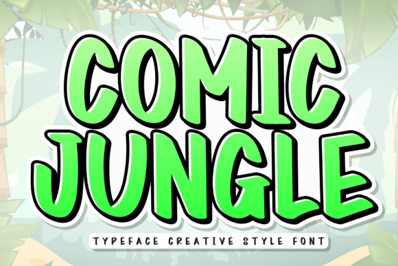 Comic Jungle: A Playful Display Font for Engaging Campaigns