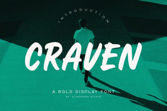 Craven: A Display Font for Elegant and Modern Branding