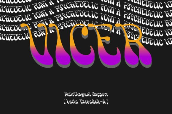 Discover Vicer: A Groovy Display Font for Engaging Campaigns