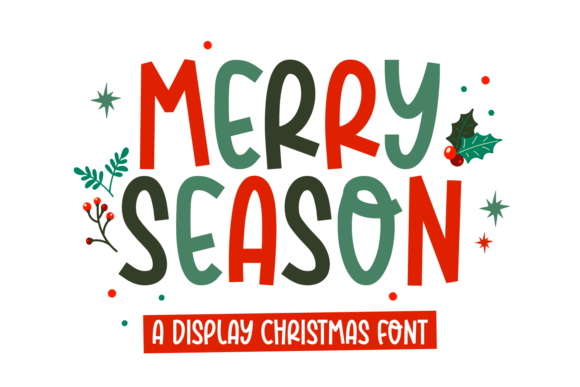 Embrace Merry Season: A Charming Font for Creative Projects