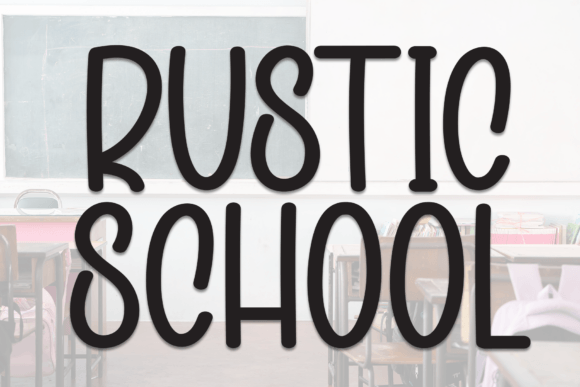 Enhancing Web Design with Rustic School Font