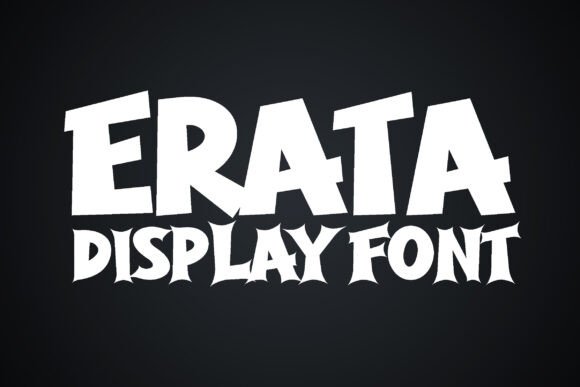 Erata: A Bold and Stylish Font for Modern Web Design