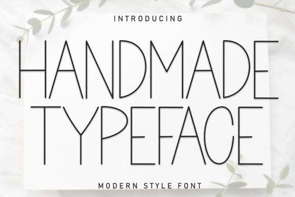 Handmade Typeface: A Unique Font for Editorial Charm