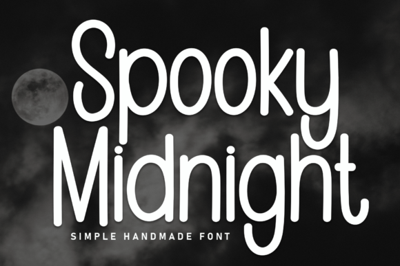 Midnight Spooky: A Playful Display Font for Halloween