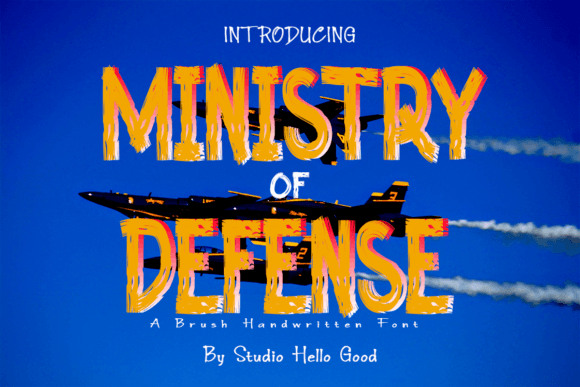 Ministry of Defense: A Bold and Commanding Web Font