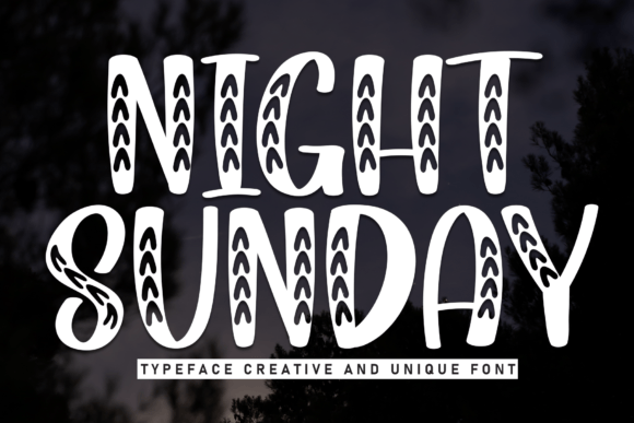 Night Sunday: A Playful Display Font for Eye-Catching Web Designs