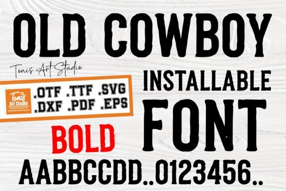 Old Cowboy Bold: A Font for Eye-Catching Campaigns
