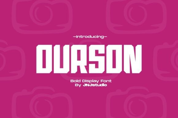 Ourson: A Bold Display Font for Eye-Catching Campaigns
