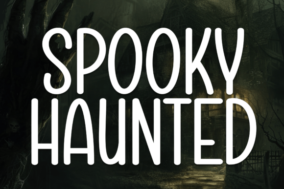 Spooky Haunted: A Charming Handwritten Display Font