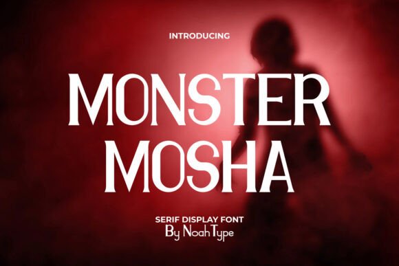 Unleash Creativity with Monster Mosha Display Font