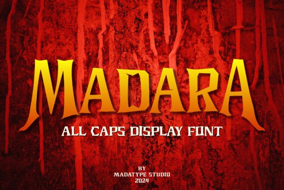Unleash Spooky Charm with Madara Font
