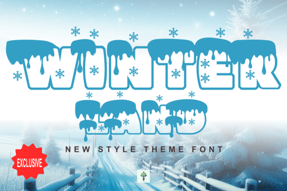 Winter Land: A Display Font for Enchanting Editorial Design